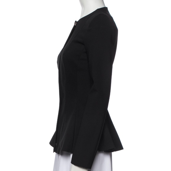 [NWOT—Orig. $595] THEORY “Movement” Peplum Jacket/Blazer in Black - Picture 5 of 7